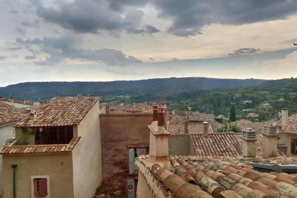 Studio Vue Sur La Roche, Au Calme Moustiers #1 Apartment Bagian luar foto